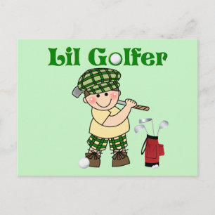 Cartão Postal Litttle Golfer