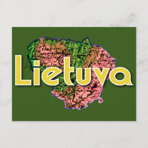 Cartão Postal Lituânia