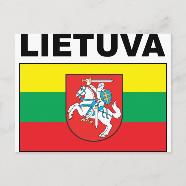 Cartão Postal Lituânia (Frente)