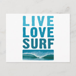 Cartão Postal live_love_surf
