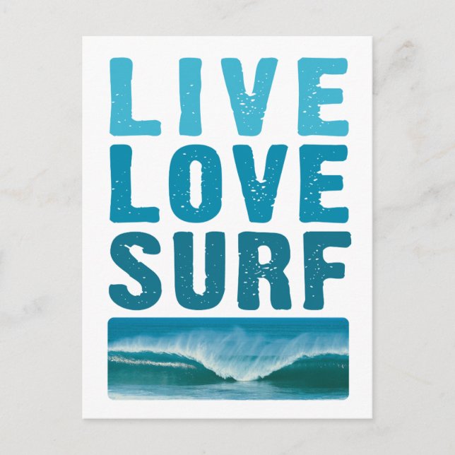 Cartão Postal live_love_surf (Frente)