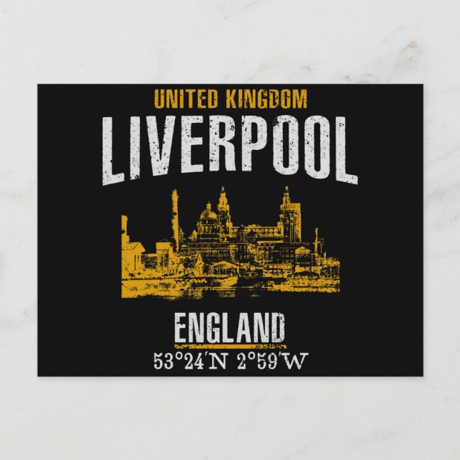Cartão Postal Liverpool (Frente)