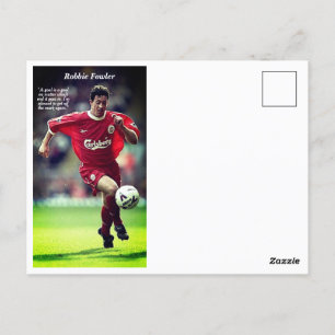 Cartão Postal Liverpool FC Legend Series - Robbie Fowler