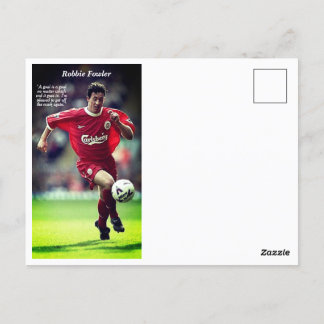 Cartão Postal Liverpool FC Legend Series - Robbie Fowler