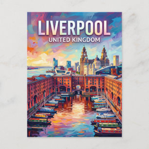 Cartão Postal Liverpool Reino Unido