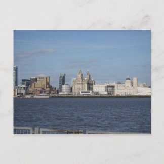 Cartão Postal Liverpool Skyline