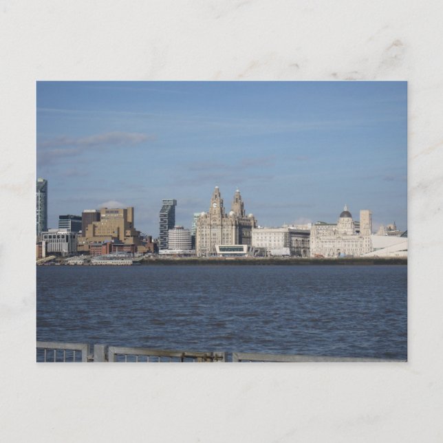 Cartão Postal Liverpool Skyline (Frente)