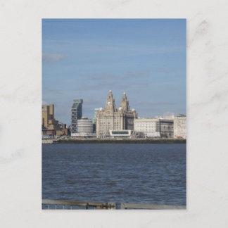 Cartão Postal Liverpool Skyline