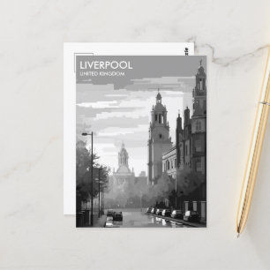 Cartão Postal Liverpool United Kingdom Viagem Postcard