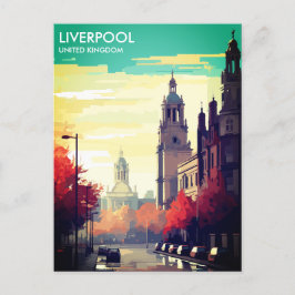 Cartão Postal Liverpool United Kingdom Viagem Postcard