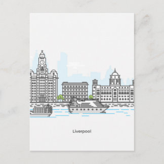 Cartão Postal Liverpool Waterfront