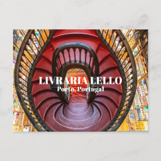Cartão Postal Livraria Lello,