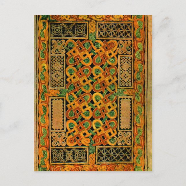 Cartão Postal Livro de Durrow (Frente)