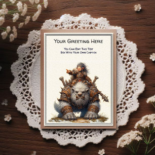 Cartão Postal Livro de Histórias da Guerreira Troll Feminina par