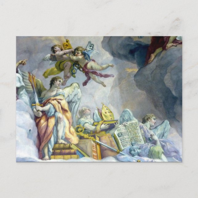 Cartão Postal livro de pintura ao fresco (Frente)