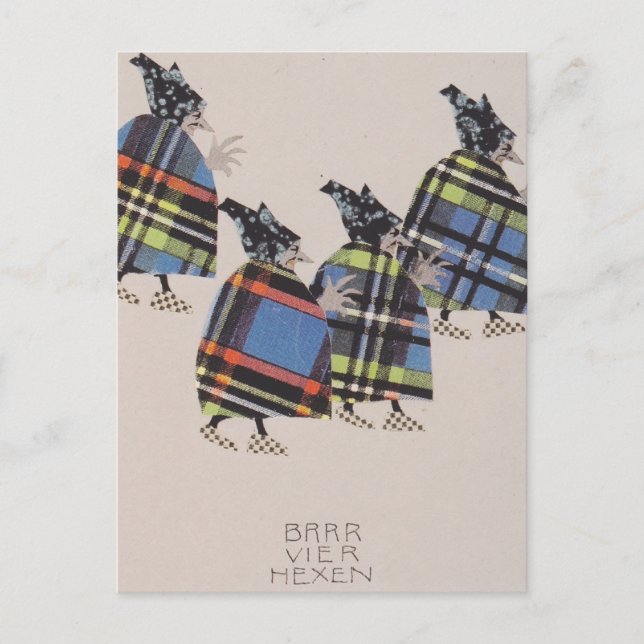 Cartão Postal Livro Koloman Moser-Picture para a sobrinha de Dit (Frente)