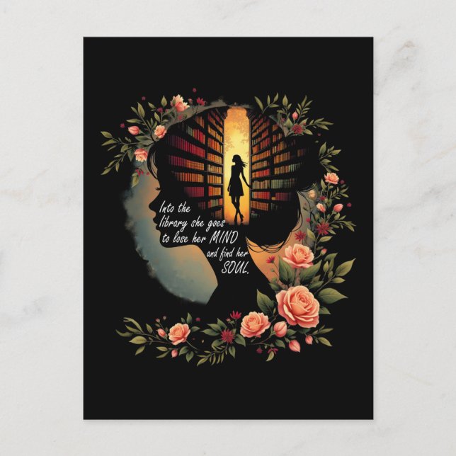 Cartão Postal Livro Leitura Livro do Videário Sobre Mulheres Rap (Frente)