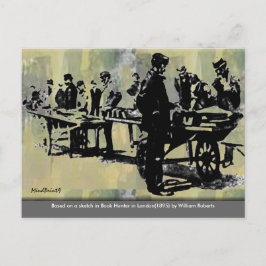 Cartão Postal Livro Peddler na Roda