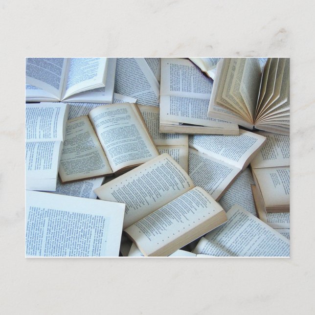 Cartão Postal Livros (Frente)