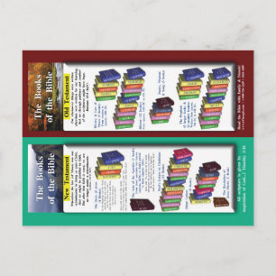 Cartão Postal Livros da Bíblia