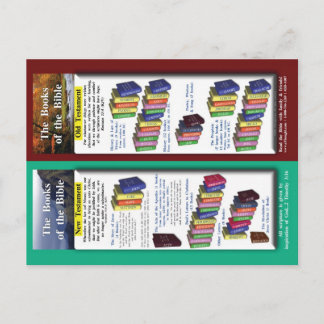 Cartão Postal Livros da Bíblia