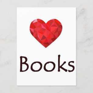 Cartão Postal Livros de Coração