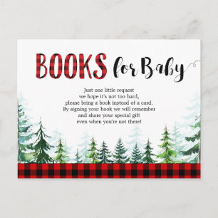Cartão Postal Livros Florestais de Lumberjack Woodland para Bebê