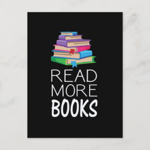 Cartão Postal Livros - Leia Mais Livros