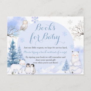 Cartão Postal Livros para Bebê Chuvinha de Bebê Animais do Ártic