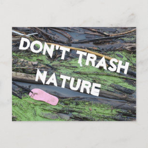 Cartão Postal Lixo no Rio Não Polua a Natureza