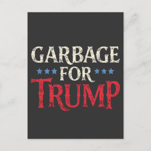 Cartão Postal Lixo Orgulhoso Porto Rico Latinos Para Trump