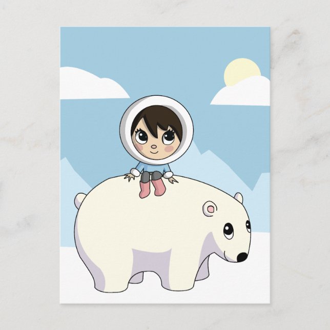 Cartão Postal Lizzy e Glacé (Frente)