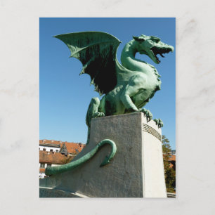 Cartão Postal Ljubljana Dragon