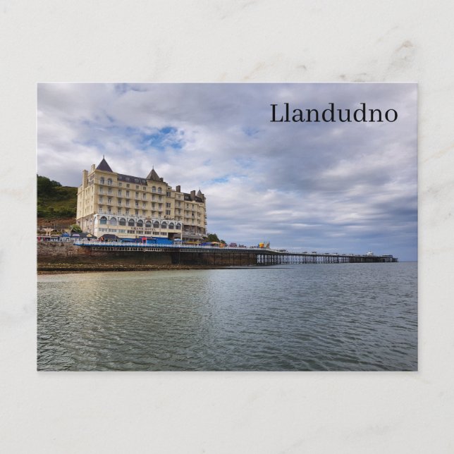 Cartão Postal Llandudno (Frente)