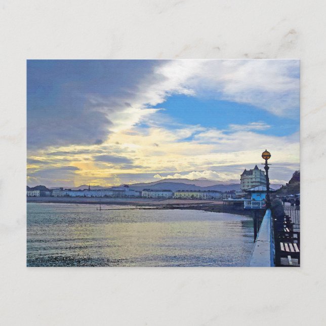 Cartão Postal Llandudno. (Frente)