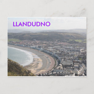 CARTÃO POSTAL LLANDUDNO