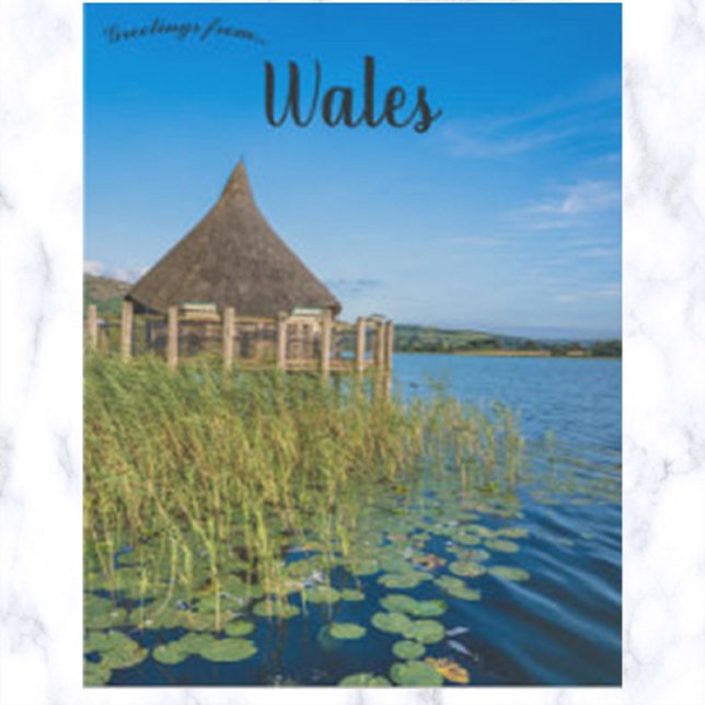 Cartão Postal Llangorse Lake Brecon Wales (Criador carregado)