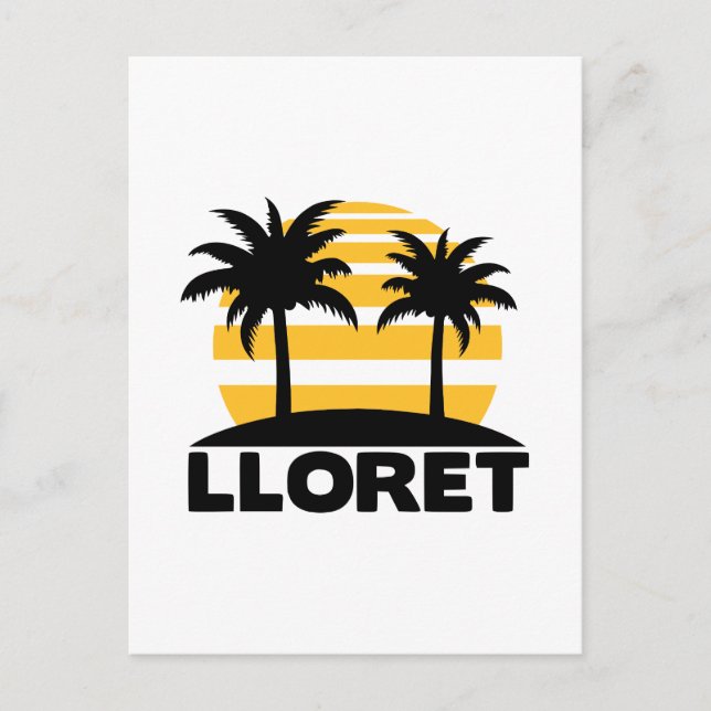 Cartão Postal Lloret de Mar (Frente)