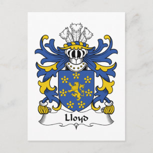 Cartão Postal Lloyd Family Crest