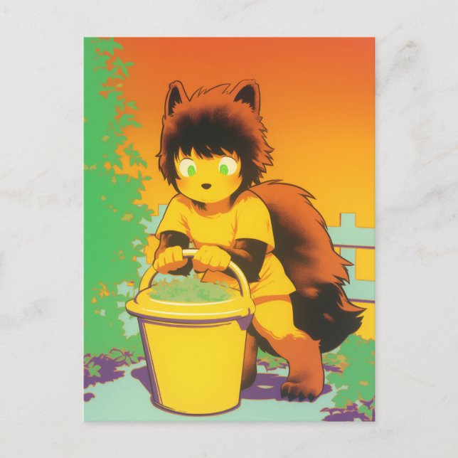 Cartão Postal Lobisomem (Frente)