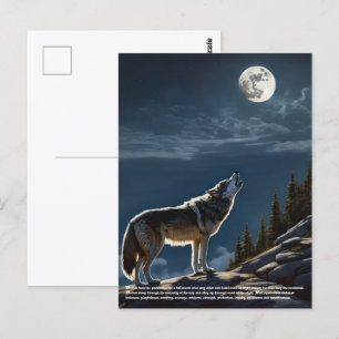 Cartão Postal Lobo