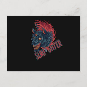 Cartão Postal Lobo Abate