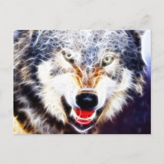 Cartão Postal Lobo Ártico