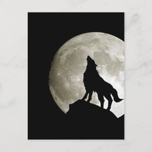 Cartão Postal Lobo Gótico
