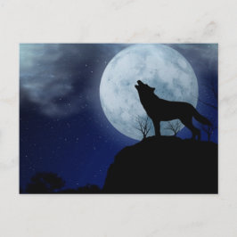 Cartão Postal Lobo Moon Completo