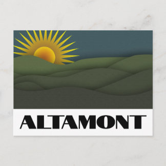 Cartão Postal Local de Altamont Califórnia do Concerto Gratuito