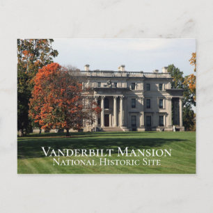 Cartão Postal Local Histórico Nacional da Mansão Vanderbilt, N