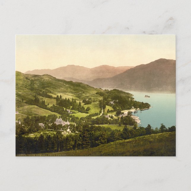 Cartão Postal Loch Lomond, Dumbarton, Escócia (Frente)