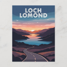Cartão Postal Loch Lomond Scotland Viagem
