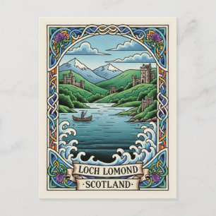 Cartão Postal Loch Lomond Viagens Escócia